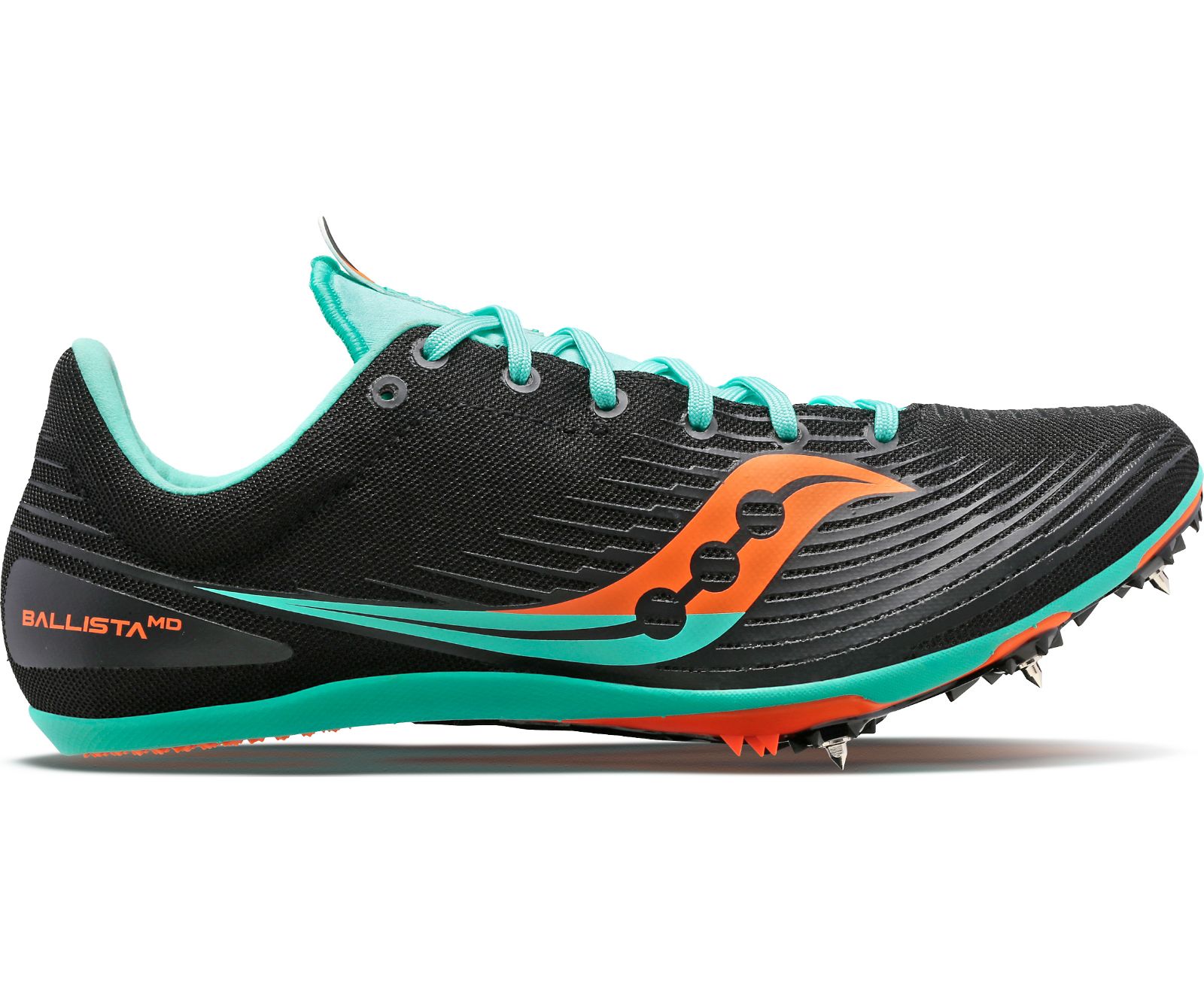 Saucony Women's Saucony Ballista MD Track Spikes BLK/COOL MINT