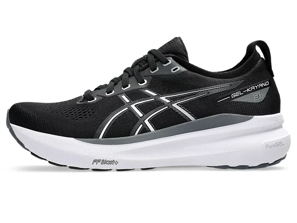 Asics Asics Men's Gel-Kayano 31 Wide BLACK/WHITE