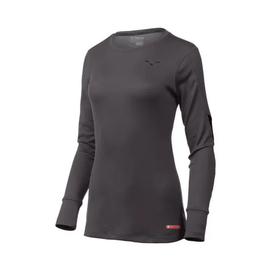 Mizuno Women's Breath Thermo® Base Layer Long Sleeve MAGNET