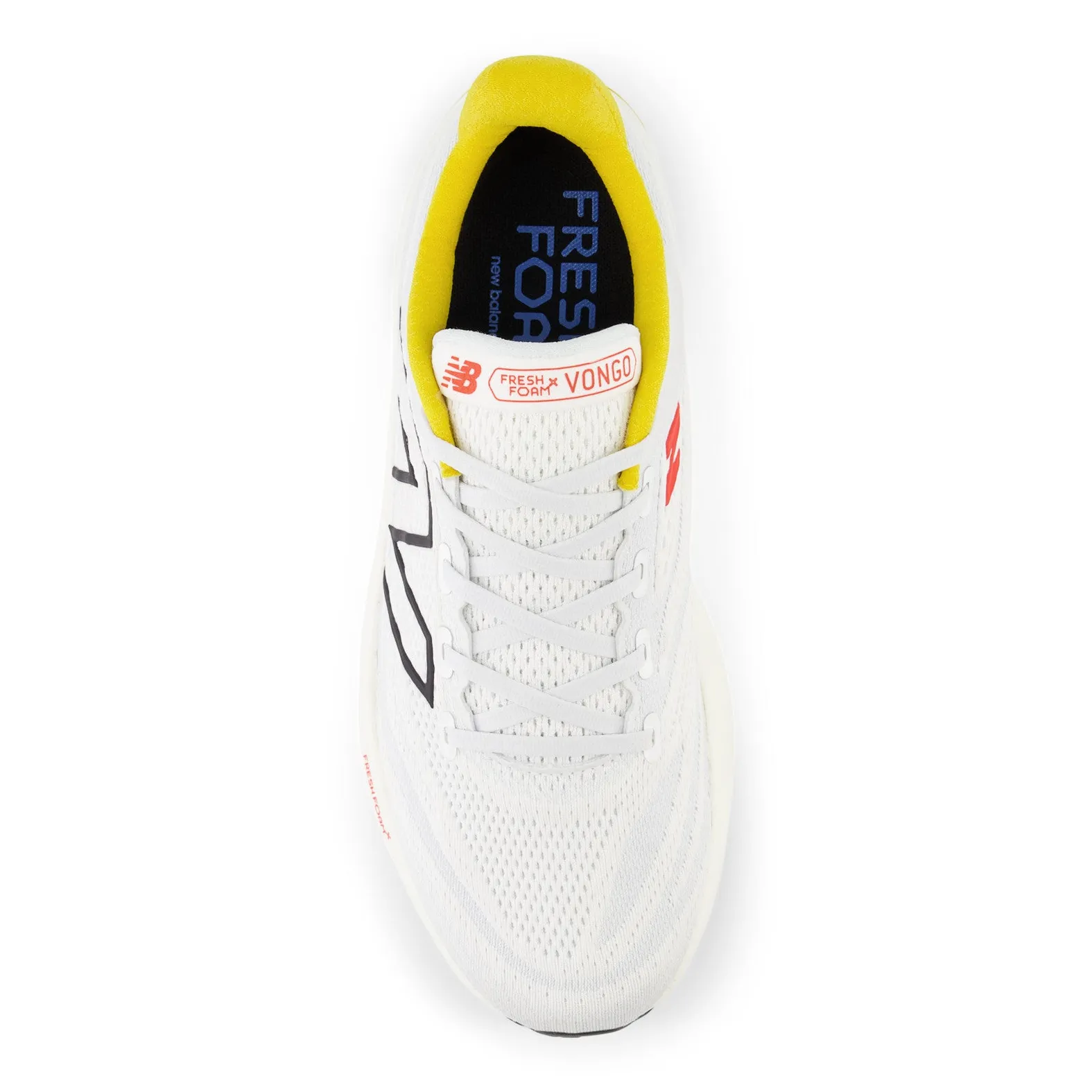 NEW NEW BALANCE men\'s vongo v6 running shoes in white/orange New Balance Fresh Foam X Vongo V6 – Fit2Run main image 2